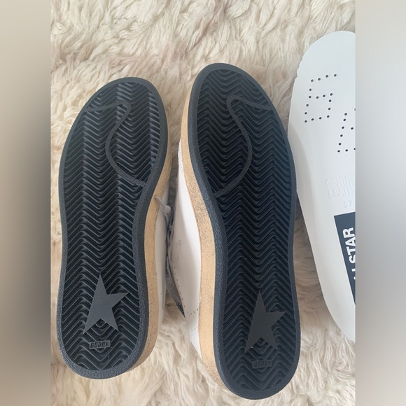 Golden Goose Ball Star Sneaker White, Gold NIB Auth - Picture 8 of 8